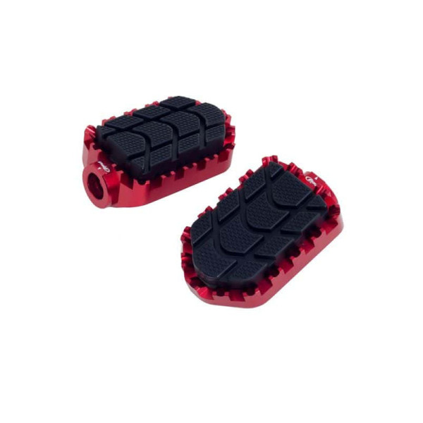 Puig Enduro Footpegs Red